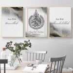 Set of 3 Motivational Wall Art Wooden Phototile Frames for Wall Decor