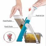 Mandoline Slicer | Safe Adjustable Vegetable Cutter | Multi‑Purpose Kitchen Chopper & Manual Grater ( Random Colour ) - Image 5