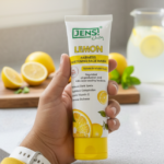 Jens Choy Lemon Fairness Whitening Face Wash Premium Quality Smooth Texture Gentle Formula Comfortable Use - 100g - Image 3