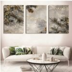 Set of 3 Wall Art Wooden Phototile Frames for Wall Decor