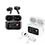 A9 Pro Smart Screen Wireless Earbuds – ANC & ENC Noise Cancelling, Bluetooth 5.4, Touch Control Display Case, Hi-Fi Sound & 36H Playtime ( white colour ) - Image 2