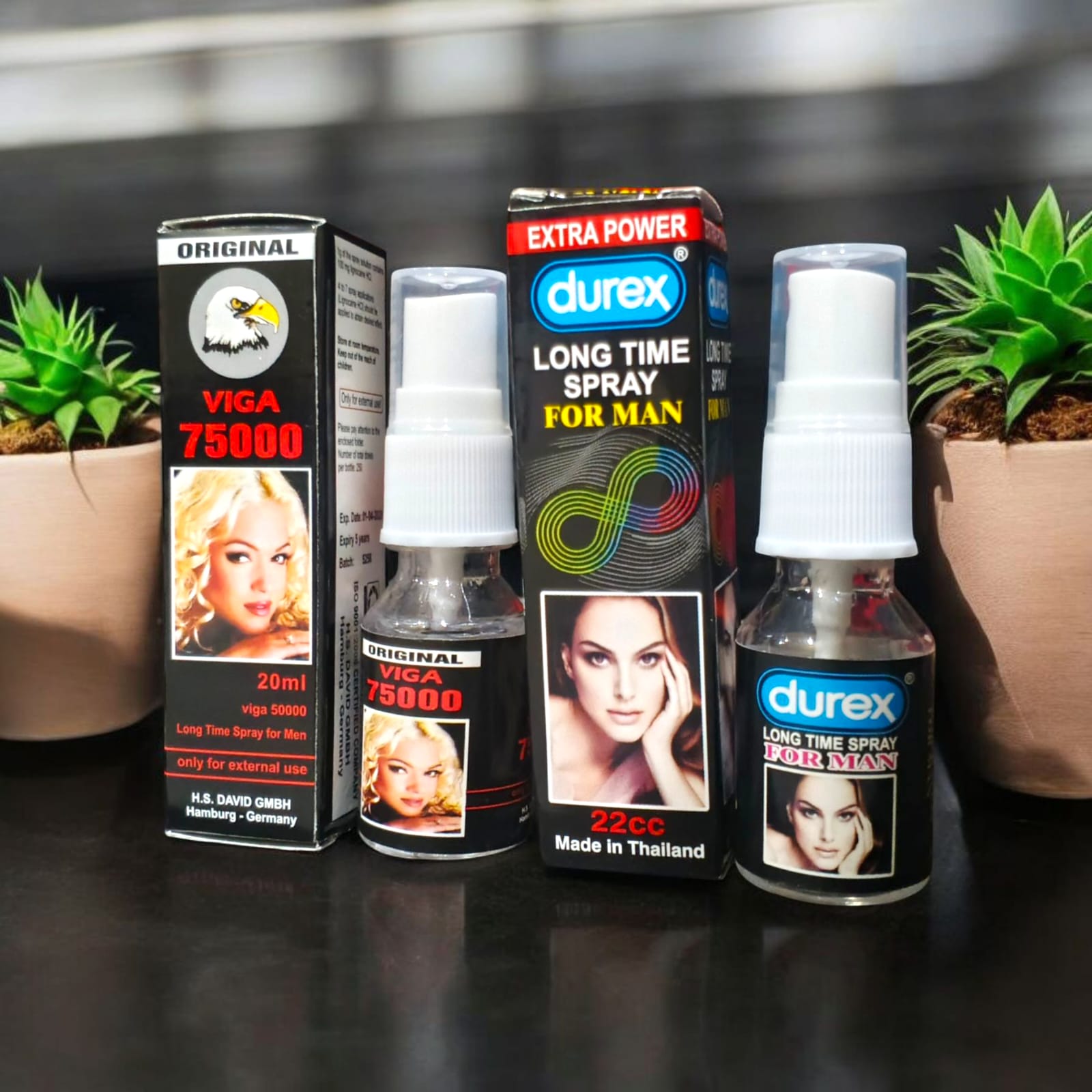 2492c1b2afaf65c72bda996479301fde.jpeg Viga Timing Spray with Free Durex Timing Spray | Long-Lasting Performance Support | Waterproof Liquid Formula | Pack of 2 (45ml) - Image 1