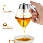 Honey Dispenser 200ML | No-Drip Syrup Pot & Juice Storage Jar | Easy-Pour Bee Design Container for Honey, Maple Syrup, Sauces & Kitchen Use - Image 5