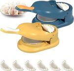 2-in-1 Manual Dumpling Maker & Dough Press Machine | Portable Samosa & Gujiya Mould Tool | Easy Kitchen DIY Pastry Accessory - Image 2