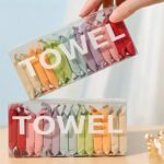 Disposable Washcloths | 14 pcs/box | Portable Travel Towels | Thickened Compressed Face & Beauty Square Towels - Image 2