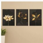 Set of 3 Wall Art Wooden Phototile Frames for Wall Decor