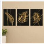 Set of 3 Wall Art Wooden Phototile Frames for Wall Decor