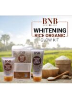 BNB Rice Brightening Glow Kit – Organic Rice Face Wash, Rice Scrub & Rice Powder Mask for Radiant & Even Skin Tone - Image 4
