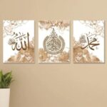 Set of 3 Wall Art Wooden Phototile Frames for Wall Decor