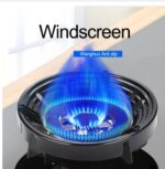 Gas Stove Burner Stand | Non‑Slip Bracket | 3D Windproof Hood | Universal Cast Iron Cook Top Parts - Image 5