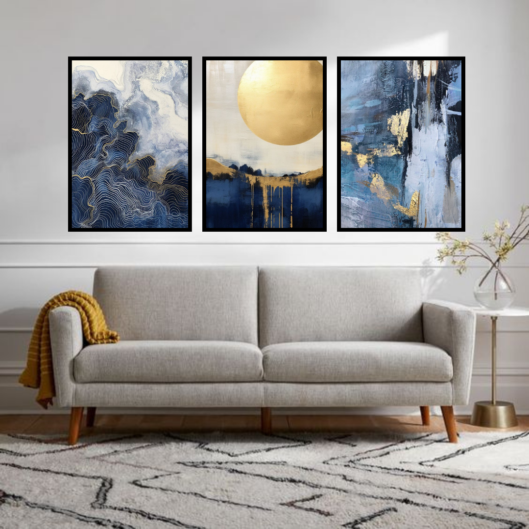 665865d396bc1cc2662c67b6164f77e6.png Set of 3 Motivational Quote Wall Art Frames – 8x11" MDF with Sticky Backing - Image 1