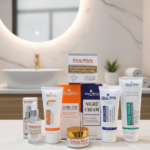 5‑in‑1 Gluta White Skincare Set | Face Cream, Facewash, Serum, Sunblock & Night Cream