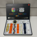 i30 Pro Max Smart Watch Series 9 | 11‑in‑1 Set | With Earbuds, Adapter, Wireless Charger & Cover | 2.3" HD Ultra | Random Colour