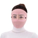 Full Face Shield | Dustproof Anti‑Fog | Winter Warm Fleece Mask | Windproof Riding HD Shield – 1Pc Random Colour - Image 2