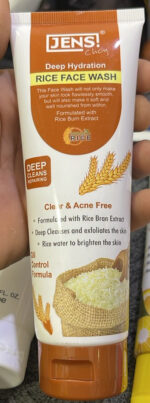 Jens Choy Organic Rice Deep Hydration Foaming Face Wash Providing Gentle Cleansing With Nourishing Moisture And Smooth Finish - 100g - Image 3