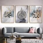 Set of 3 Wall Art Wooden Phototile Frames for Wall Decor
