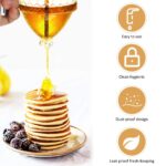 Honey Dispenser 200ML | No-Drip Syrup Pot & Juice Storage Jar | Easy-Pour Bee Design Container for Honey, Maple Syrup, Sauces & Kitchen Use - Image 3