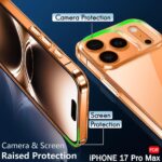 Ultra-Slim 0.2mm TPU Transparent Case for iPhone 17 Pro Max – Crystal Clear Soft Protection