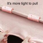 5Pcs BedSheet Clips | Non‑Slip Plastic Clamps | Quilt, Blanket, Curtain & Cover Holder Buckles (Random colour) - Image 3