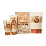 BNB Rice Brightening Glow Kit – Organic Rice Face Wash, Rice Scrub & Rice Powder Mask for Radiant & Even Skin Tone - Image 2