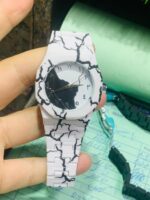 White & Black Minimalist Watch with Arabic Numerals | Durable Resin Strap, Octagonal Bezel, Unisex Luxury Aesthetic Timepiece for Casual & Formal Wear - Limited Edition Series - Image 4