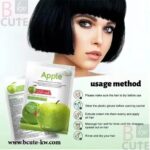 Apple Ammonia-Free Black Hair Shampoo (30ml x 10 Sachets) - Image 4
