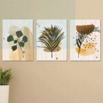 Set Of 3 Wall Art Wooden Phototile Frames For Wall Decor Providing Elegant Design Home Decoration Support