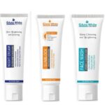 Gluta White Complete 3-in-1 Skin Brightening System – Includes Vitamin C & Glycolic Acid Face Wash, SPF 60++ Sunblock, and Advanced Night Cream for Radiance & Anti-Aging