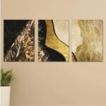 Set of 3 Wooden Photo Tile Wall Art Frames (8×11 Inches) – Premium MDF Spiritual Wall Décor with Easy Stick Back