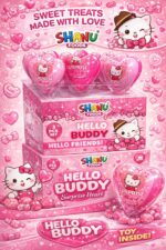 Shanu Foods Hello Buddy Surprise Heart Candies | 100pcs Box | Sweet Treats for Kids & Parties