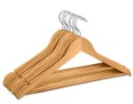1Pc Premium Wooden Clothes Hangers Pack Non Slip Heavy Duty Coat And Suit Hangers With 360 Rotating Hook - Image 3
