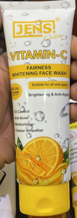 Jens Choy Vitamin C Fairness Whitening Face Wash Providing Gentle Cleansing With Brightening Care And Refreshing Finish - 100ML - Image 3