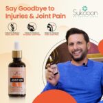 Sukoon Joint On Essential Oil Blend For Pain In Joints Back Pain Arthritis Pain Knee Pain Tennis Elbow Strains And Sprains - 30ML - Image 3