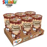 Shanu Foods Choco Maniaa | Chocolate Spread with Biscuit Sticks | 6 Cups | 7 Sticks in 1 Cup