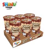 Shanu Foods Choco Maniaa | Chocolate Spread with Biscuit Sticks | 6 Cups | 7 Sticks in 1 Cup