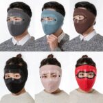 Full Face Shield | Dustproof Anti‑Fog | Winter Warm Fleece Mask | Windproof Riding HD Shield – 1Pc Random Colour - Image 4
