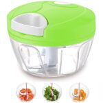 Multi-Function Food Processor - Chopper, Cutter, Grinder, Shredder, Mincer, Mini Garlic Slicer & Slicer for Kitchen (Random Color)