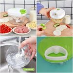 Multi-Function Food Processor - Chopper, Cutter, Grinder, Shredder, Mincer, Mini Garlic Slicer & Slicer for Kitchen (Random Color) - Image 4