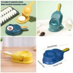 2-in-1 Manual Dumpling Maker & Dough Press Machine | Portable Samosa & Gujiya Mould Tool | Easy Kitchen DIY Pastry Accessory - Image 5